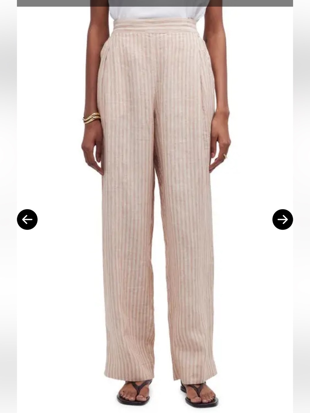 Madewell pull-on straight crop pants, sz 6